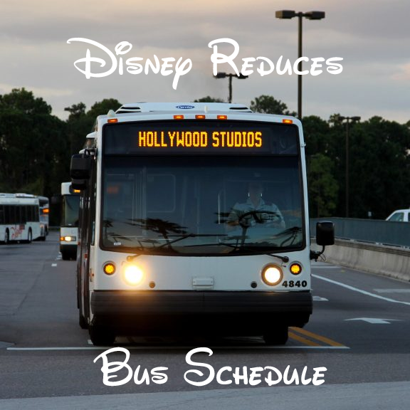 Disney World Reducing Bus Service to Resorts